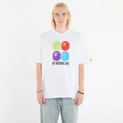 Majice A BATHING APE Multi Ape Head By Bathing Ape Relaxed Fit Tee White XL