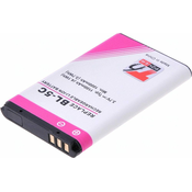 T6 power Baterija Nokia 6300, 6600, 5100, 1100, 3650, 6230, C1-01, C2-01, 1100mAh, 4,1Wh, Li-ion