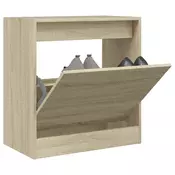 Ormaric za cipele boja hrasta 60x34x63,5 cm konstruirano drvo