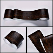Samoljepljivi ukras imitacija drva (5m) | DECORIM, Crna