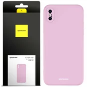 Spacecase SILIKONSKI OVITEK SPACECASE ZA IPHONE X XS ZAŠČITNI TELEFON LILAC, (21964402)