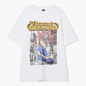 Cropp - Bela majica s printom - white