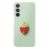 AVIZAR Ovitek za Galaxy A16 s 3D motivom jagode in dvignjenim robom, Zelena, (5000275300)