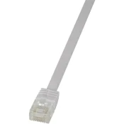 LogiLink RJ45 omrežni kabel CAT 6U S /FTP [1x RJ45 konektor - 1x RJ45 konektor] 1 m bela LogiLink