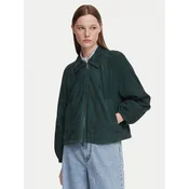 Weekend Max Mara Usnjena jakna Zuppa 2625446011 Zelena Regular Fit