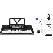 Pianonova Fiesta 5 Premium SET Keyboard z dinamiko Black