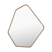 Stensko ogledalo z lesenim okvirjem 41,5x50 cm Bryn – Dutchbone