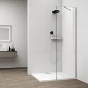 POLYSAN ESCA CHROME Elegantna Enodelna Steklena Tuš Stena 210x60 cm
