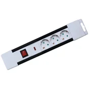 Home produžni kabl, 3 uticnice, prekidac, 1.0mm2, 1,5m, bijeli 13866/NV 3K/W