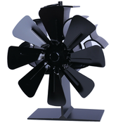 INF Ventilator štedilnika, ventilator štedilnika za boljšo porazdelitev toplote 8 lopatic Black, (21276233)