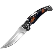 Vanjski sklopivi nož COLUMBIA - 22,5 / 12,8cm - crna / smeda KP18065
