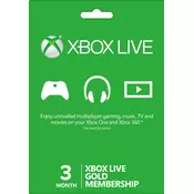 Xbox Live Gold 3 mesece (XBOX ONE | XBOX SERIES | XBOX 360)