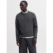JACK & JONES Pulover JORFREDERIKSBERG OLLIE črna