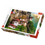 Puzzle Trefl od 2000 dijelova - Hramski kompleks Paro Taktsang, Butan