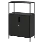 TROTTEN Ormaric s vratima, boja antracita, 70x35x110 cm