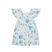 United Colors Of Benetton Poletna obleka 34VAGV010 Modra Relaxed Fit