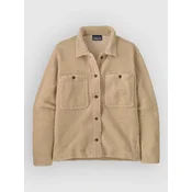 Patagonia Reclaimed Sweater Shirt Jacket dark natural
