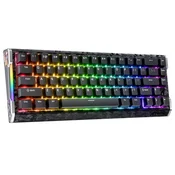 Bežicna gaming tastatura Attack Shark R68HE Magnetic Switches/RT/Snap Tap/DKS/MT/TGL/Black