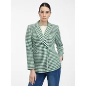 Green womens patterned blazer ORSAY - Womens