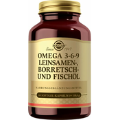 Omega 3-6-9 iz lanenega, boraginega in ribjega olja - 60 mehk. kaps.