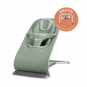 Ergobaby Evolve ležaljka 3u1 mrežasta – Sage Green + GRATIS luk s igrackama