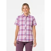 deproc Funkcionalna bluza Outdoorbluse Copper Damen Kurzarmbluse kariert Funktionsbluse roza