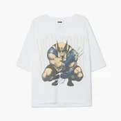 Cropp - Bela majica s potiskom Wolverine - bela