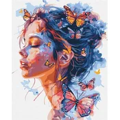 Rayher. Slikanje po številkah, The girl and the butterflies