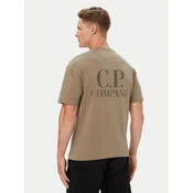 C.P. Company Majica 21CMTS135A005100W Bež Regular Fit