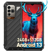 ULEFONE Ulefone Power Armor 18T Ultra 5G 24/512GB, črn termovizijsko kamero pametni robustni telefon Android 13, (21256066)