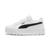 PUMA Karmen II Leather Sneakers Women, Shoes, White/Black/Silver, 35.5