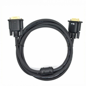 TB VGA kabel 15M-15M 1,8m. crno zlato