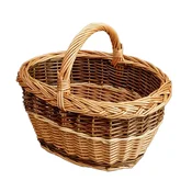 Ovalna košara za gobe za otroke 30x20x25cm poslikana