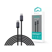 Devia ST107885 Gracious Series 1m 60W PD Type-C/Type-C crni kabel za podatke i punjenje