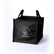 INF Zložljiv trikotni smetnjak 600D Oxford – z ročaji in žepom Black, (5000241893)