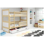 Baloo Bonny Krevet na Sprat 190x80 Pine - Beli
