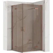 Tuš kabina REA Hugo Double 80x90 Copper Brush