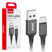 slomart AMiO USB-A - USB-C kabel, 2A, 200 cm