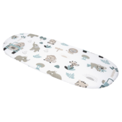 Medi Partners Fitted sheet for a stroller – cotton – Mint Zoo