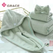 Grace Set peškira, 4 komada, Zeleni