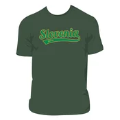 Majica s potiskom Slovenia zelena
