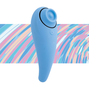 FeelzToys FemmeGasm Air Pressured Tapping & Tickling Vibrator Turqoise