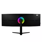 Arozzi Nova 49” Curved computer monitor 124.5 cm (49) 5120 x 1440 pixels Dual QHD LED Black