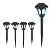 Northix Set solarnih LED vrtnih svetilk IP44 vremensko odporne