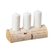 AtmoWood Svečnik iz breze za tri sveče