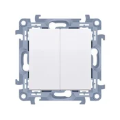 Stikalo na svečo (modul) 10AX, 250V~, hitri konektorji, belo Simon10