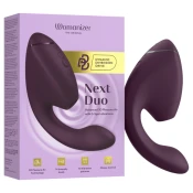 Womanizer Next Duo - 2v1 G-točka vibrator (vijoličen)