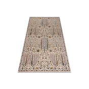 RugsX Volnena preproga NAIN Cvetje, okvir 1639/51333 bež/modra 200x300 cm, (5000359102)