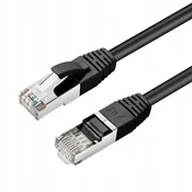 shumee MicroConnect CAT6A S/FTP 1,5 m črne barve LSZH