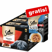 Mega pakiranje Sheba različice v vrečkah 24 x 85 g - Selection in Sauce različice perutnine